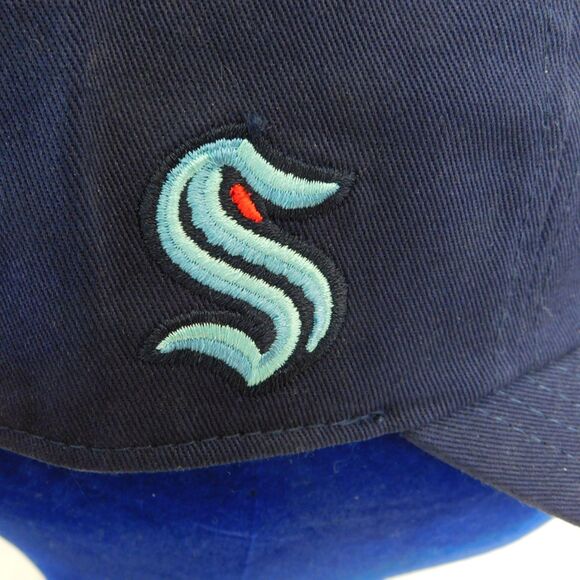 NHL Seattle Kraken Hockey Hat & Coaster Lot Fanatics Adjustable Blue Cotton NWT - Picture 8 of 15